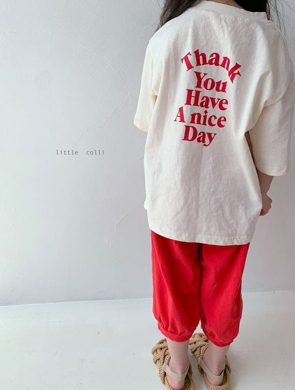LITTLE COLLI - Korean Children Fashion - #Kfashion4kids - Thank You Tee - 2
