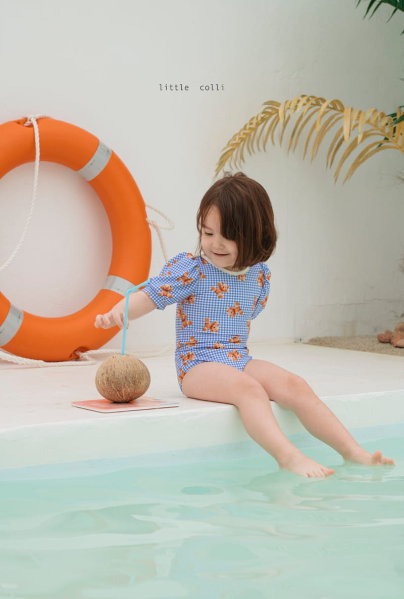 LITTLE COLLI - Korean Children Fashion - #Kfashion4kids - Puff Bear Swimwear