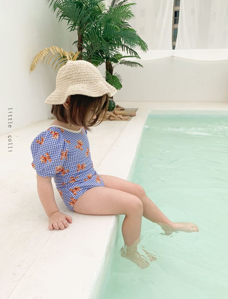 LITTLE COLLI - Korean Children Fashion - #Kfashion4kids - Puff Bear Swimwear - 3