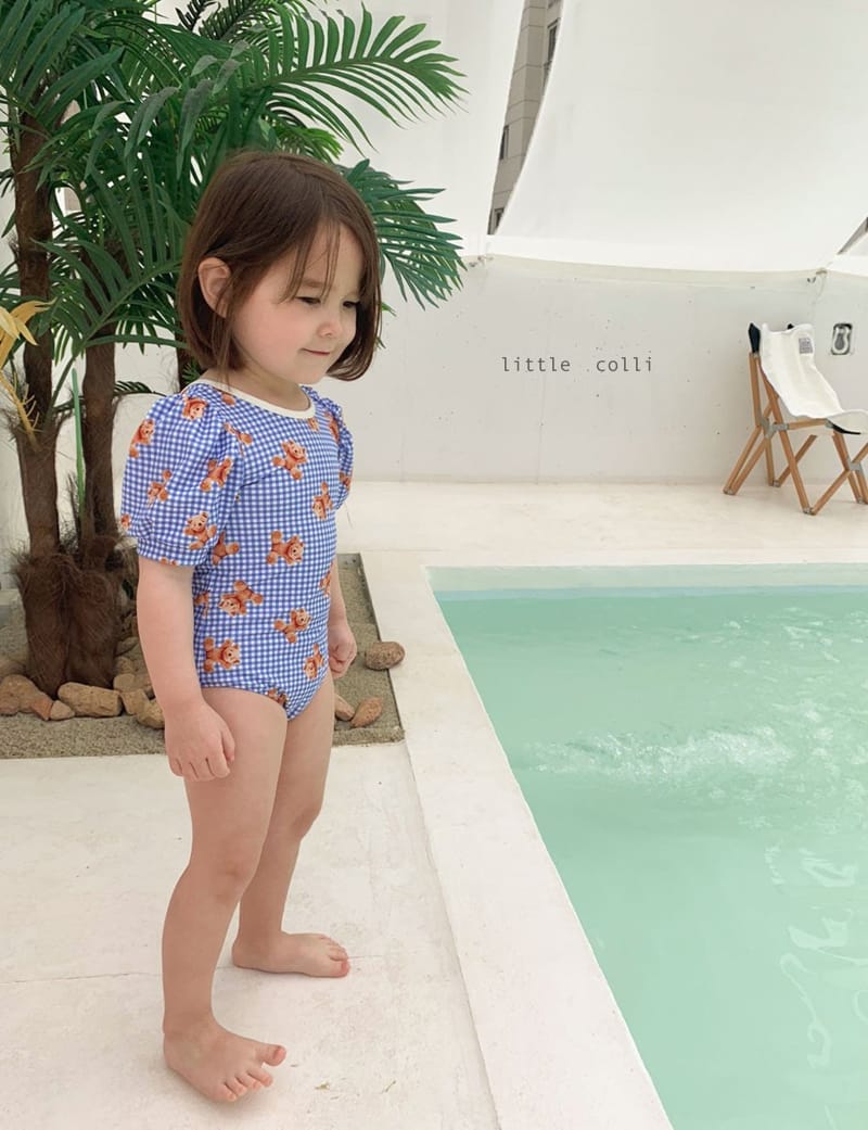 LITTLE COLLI - Korean Children Fashion - #Kfashion4kids - Puff Bear Swimwear - 4