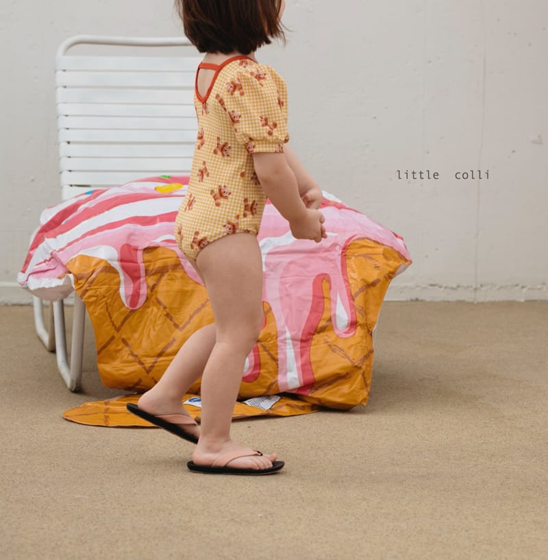 LITTLE COLLI - Korean Children Fashion - #Kfashion4kids - Puff Bear Swimwear - 5