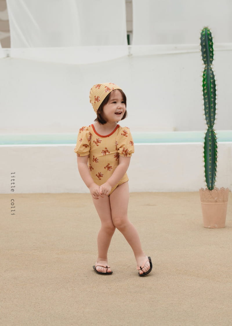LITTLE COLLI - Korean Children Fashion - #Kfashion4kids - Puff Bear Swimwear - 7