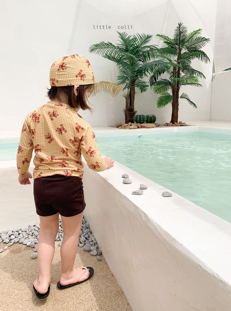 LITTLE COLLI - Korean Children Fashion - #Kfashion4kids - Bear Rashguard - 6