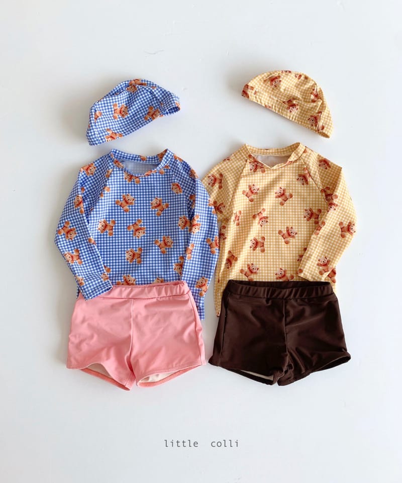 LITTLE COLLI - Korean Children Fashion - #Kfashion4kids - Bear Rashguard - 8