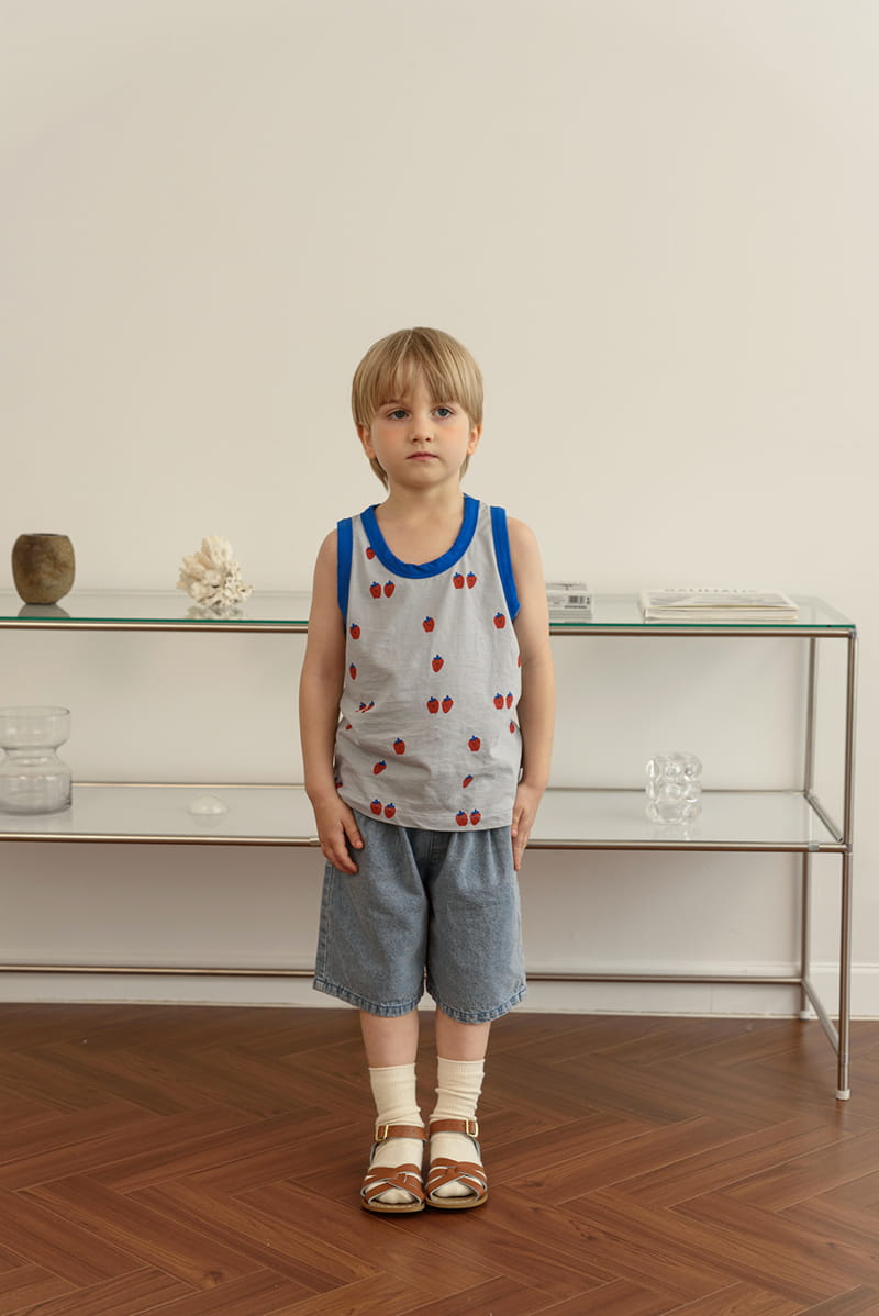 MAMANOTA - Korean Children Fashion - #Kfashion4kids - Flor Denim Shorts - 8