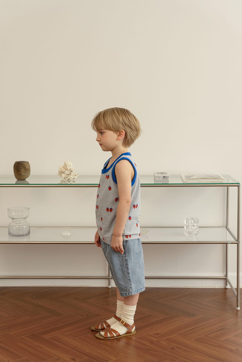 MAMANOTA - Korean Children Fashion - #Kfashion4kids - Flor Denim Shorts - 9