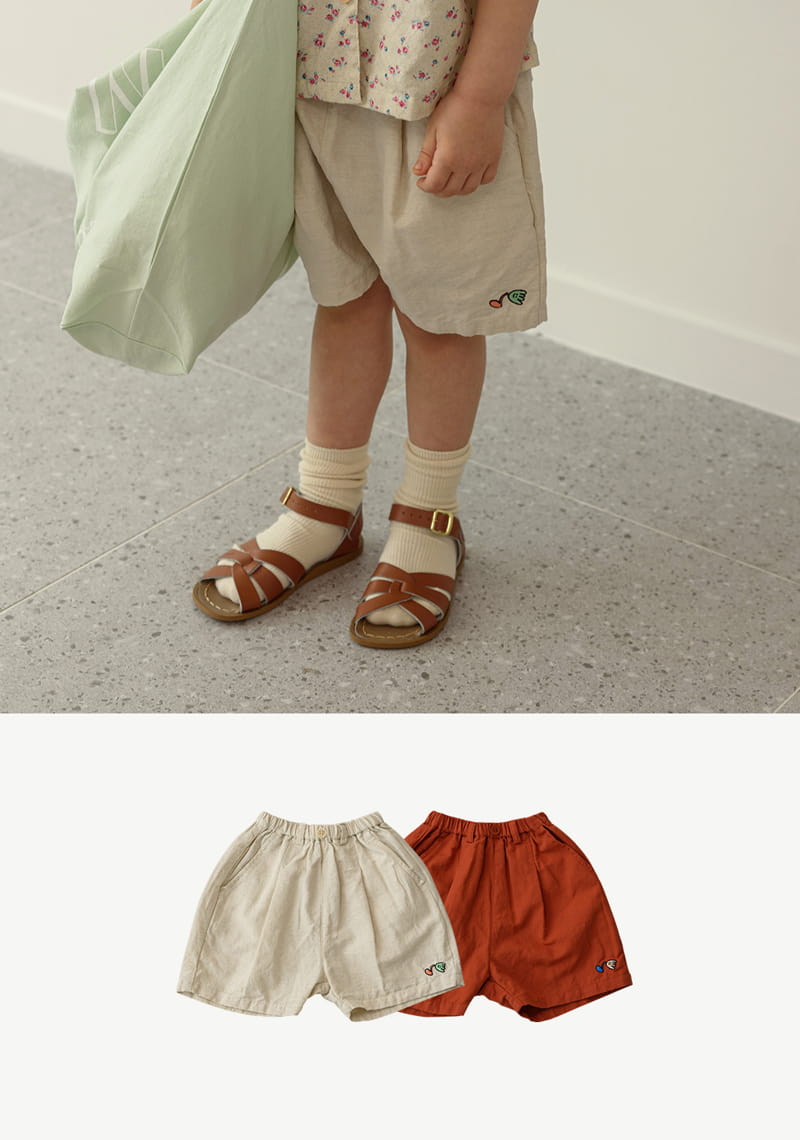 MAMANOTA - Korean Children Fashion - #Kfashion4kids - Flor Shorts