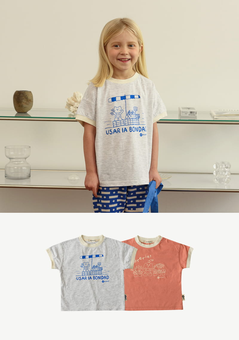 MAMANOTA - Korean Children Fashion - #Kfashion4kids - Masco Tee(gray)