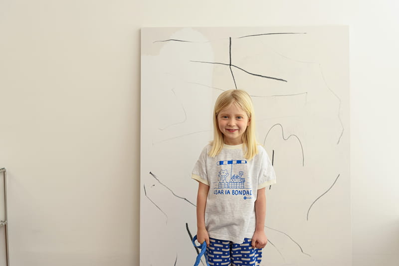MAMANOTA - Korean Children Fashion - #Kfashion4kids - Masco Tee(gray) - 4