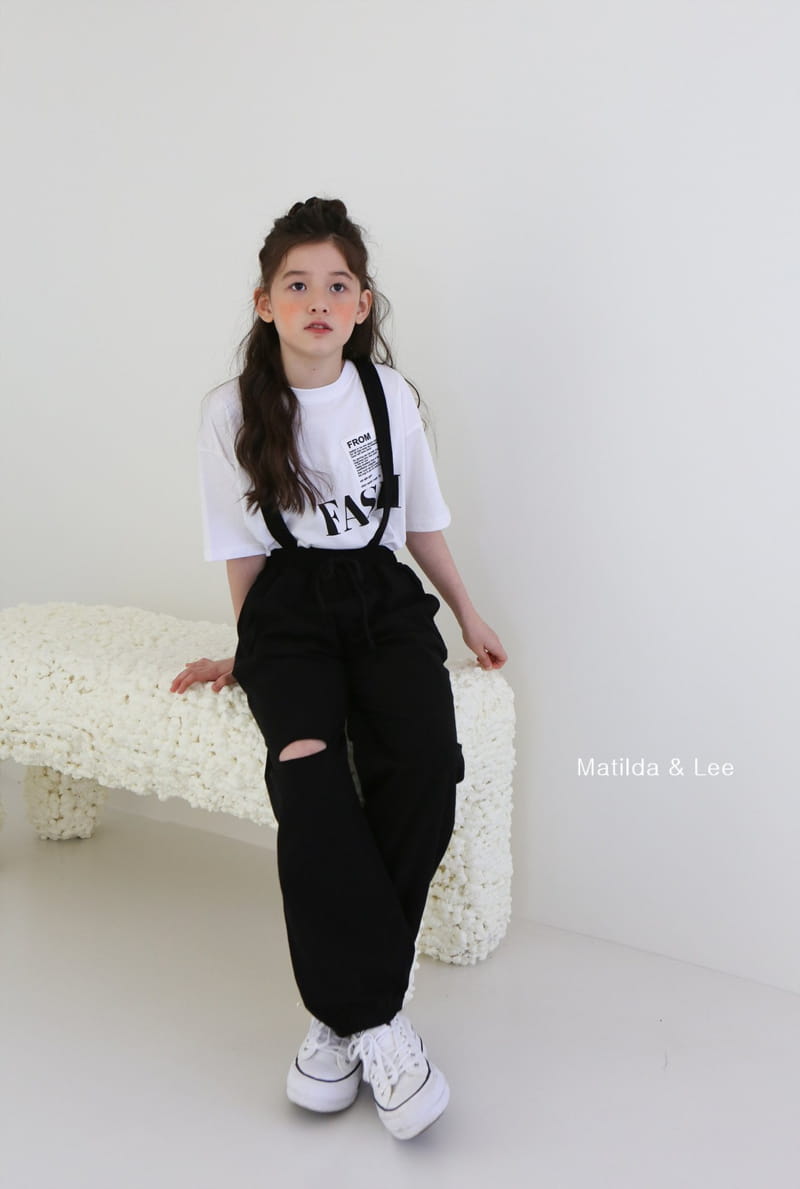 MATILDA & LEE - Korean Children Fashion - #Kfashion4kids - Deungarees Jogger Pants