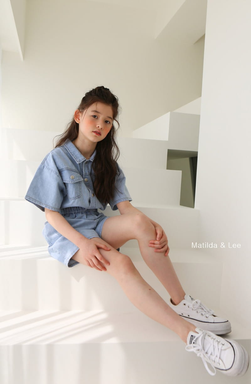 MATILDA & LEE - Korean Children Fashion - #Kfashion4kids - Denim Jumpsuit - 5