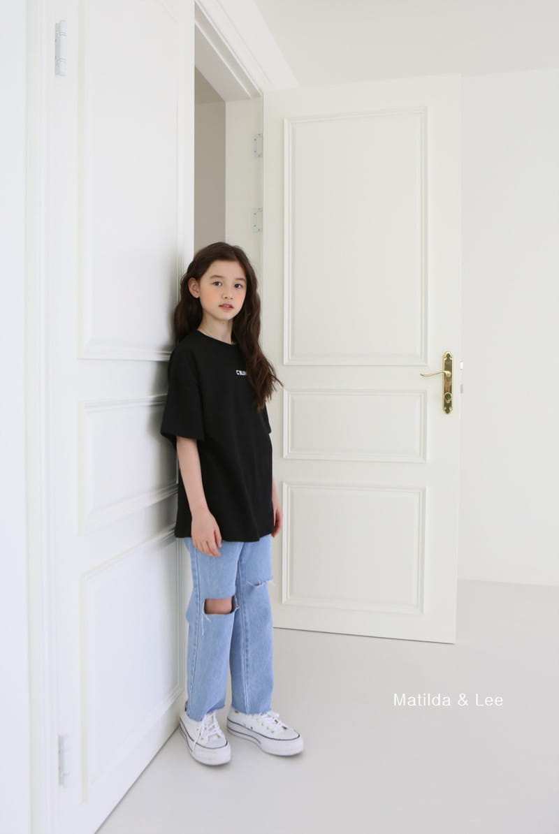 MATILDA & LEE - Korean Children Fashion - #Kfashion4kids - Slit Jeans - 4