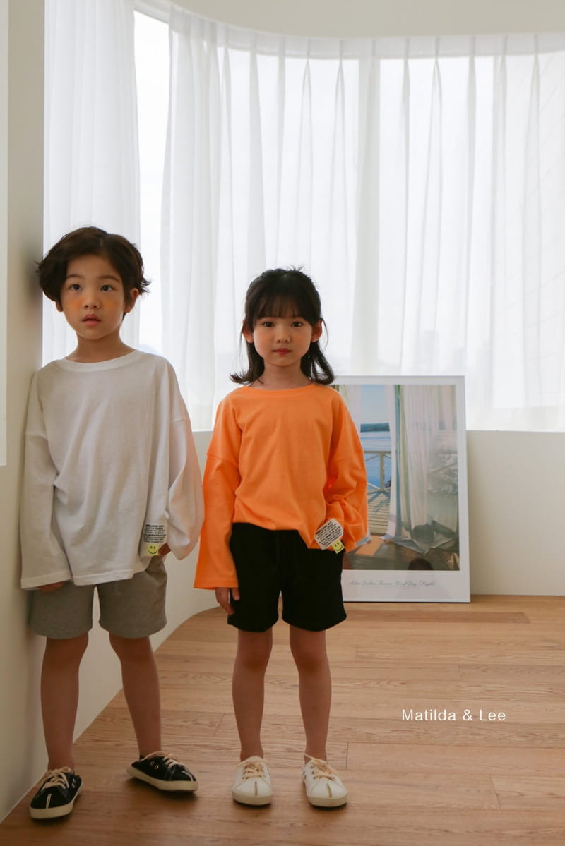 MATILDA & LEE - Korean Children Fashion - #Kfashion4kids - Label Top Bottom Set - 10