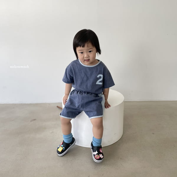 MELON SWITCH - Korean Children Fashion - #Kfashion4kids - One Two Three Top Bottom Set - 3