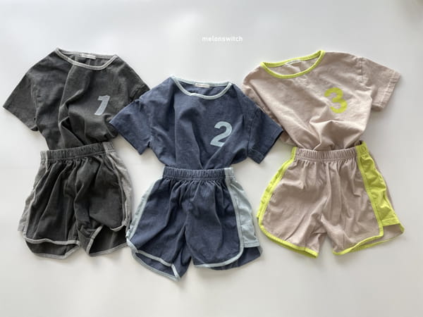 MELON SWITCH - Korean Children Fashion - #Kfashion4kids - One Two Three Top Bottom Set - 8