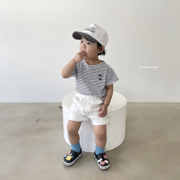 MELON SWITCH - Korean Children Fashion - #Kfashion4kids - Plain Bread Span Shorts