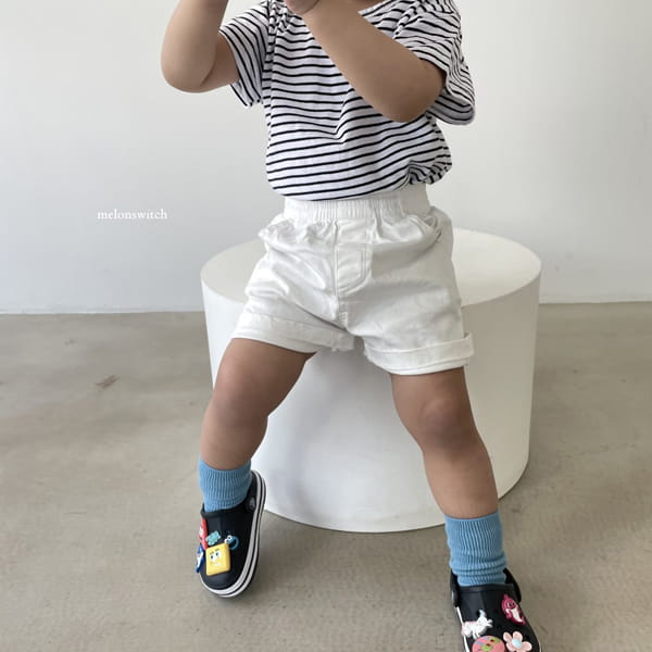 MELON SWITCH - Korean Children Fashion - #Kfashion4kids - Plain Bread Span Shorts - 2