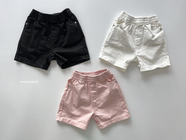 MELON SWITCH - Korean Children Fashion - #Kfashion4kids - Plain Bread Span Shorts - 8
