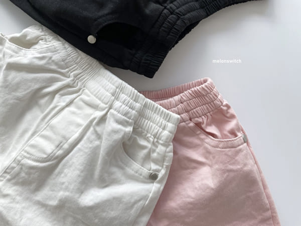 MELON SWITCH - Korean Children Fashion - #Kfashion4kids - Plain Bread Span Shorts - 9