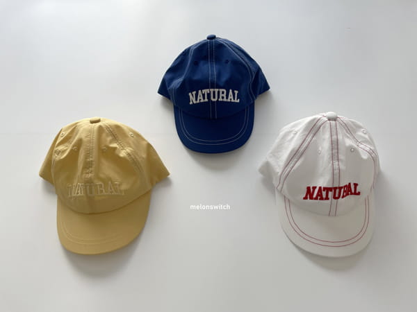 MELON SWITCH - Korean Children Fashion - #Kfashion4kids - Natural Cap