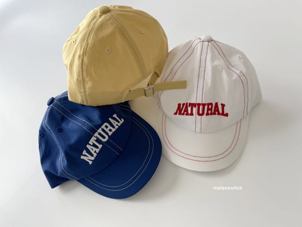 MELON SWITCH - Korean Children Fashion - #Kfashion4kids - Natural Cap - 2