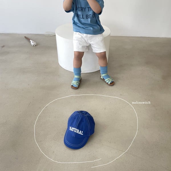 MELON SWITCH - Korean Children Fashion - #Kfashion4kids - Natural Cap - 4