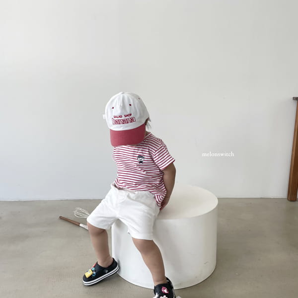 MELON SWITCH - Korean Children Fashion - #Kfashion4kids - Marine Bear Stripes Tee - 4
