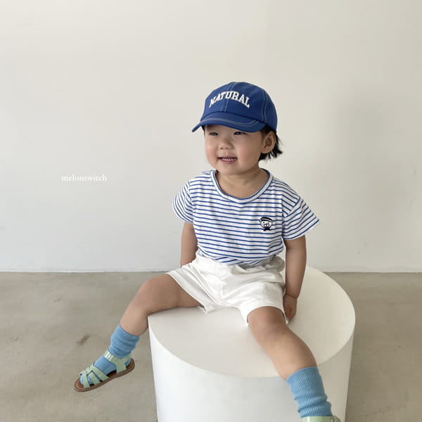 MELON SWITCH - Korean Children Fashion - #Kfashion4kids - Marine Bear Stripes Tee - 5