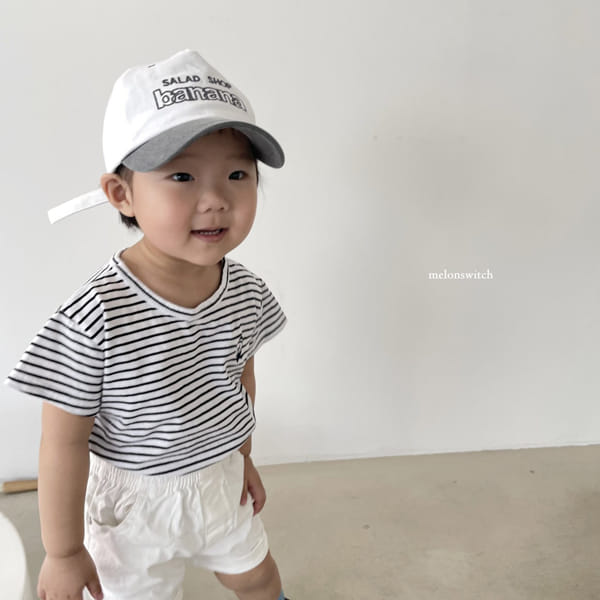 MELON SWITCH - Korean Children Fashion - #Kfashion4kids - Marine Bear Stripes Tee - 7