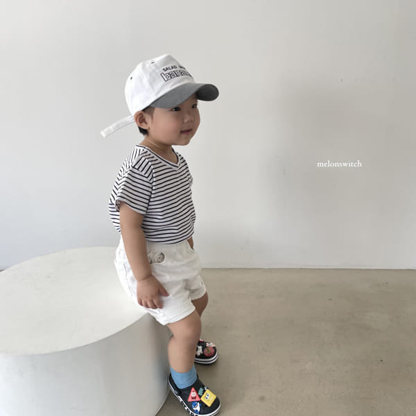 MELON SWITCH - Korean Children Fashion - #Kfashion4kids - Marine Bear Stripes Tee - 8