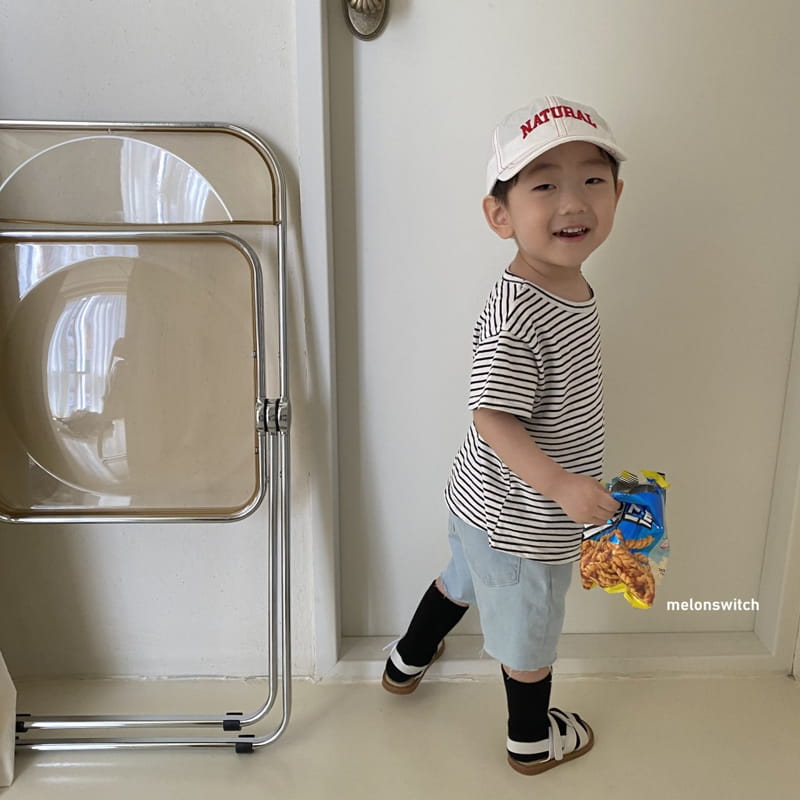 MELON SWITCH - Korean Children Fashion - #Kfashion4kids - Denim Shorts - 7