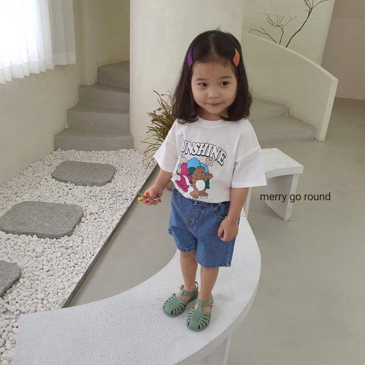 MERRY GO ROUND - Korean Children Fashion - #Kfashion4kids - Sunshine Bear Tee - 2