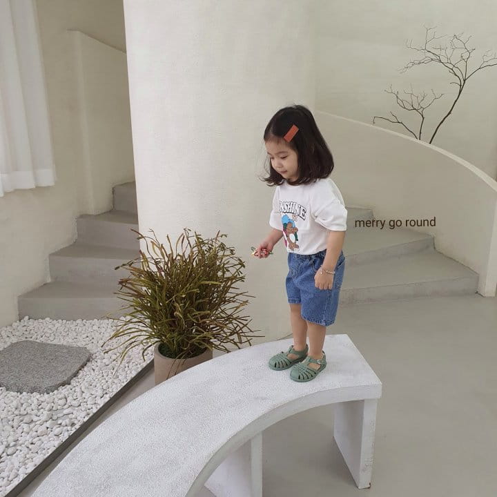 MERRY GO ROUND - Korean Children Fashion - #Kfashion4kids - Sunshine Bear Tee - 3