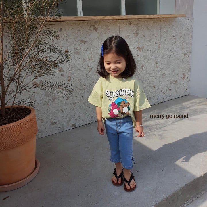 MERRY GO ROUND - Korean Children Fashion - #Kfashion4kids - Sunshine Bear Tee - 4
