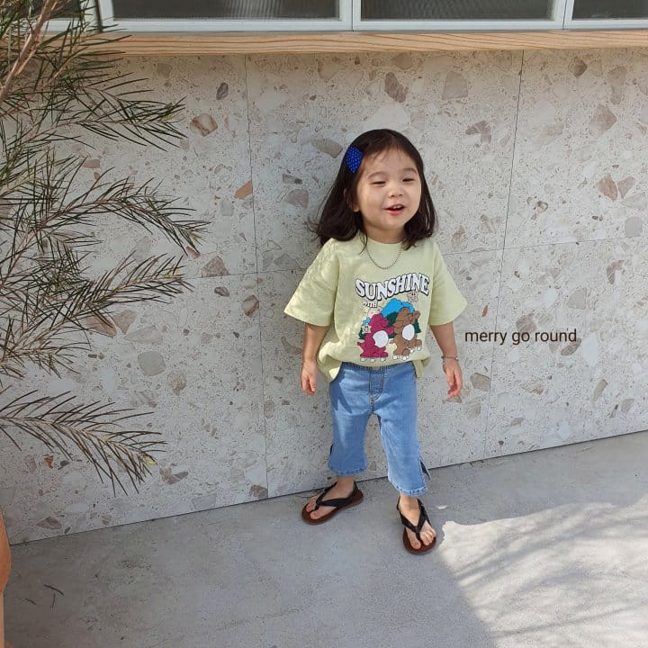 MERRY GO ROUND - Korean Children Fashion - #Kfashion4kids - Sunshine Bear Tee - 6