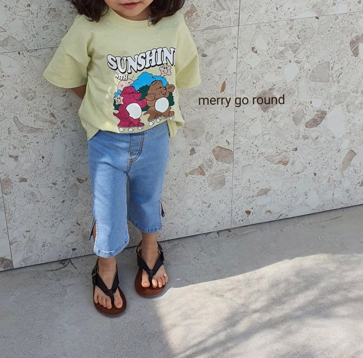 MERRY GO ROUND - Korean Children Fashion - #Kfashion4kids - Sunshine Bear Tee - 8