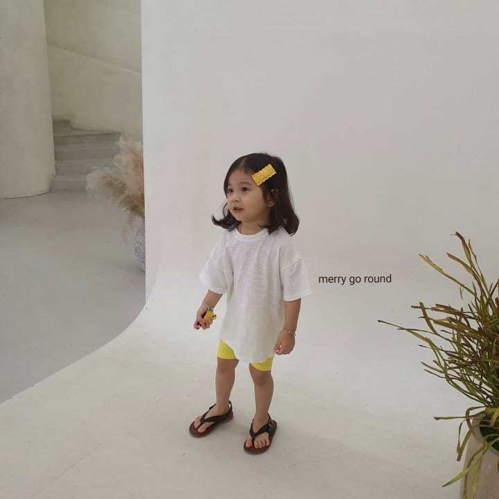 MERRY GO ROUND - Korean Children Fashion - #Kfashion4kids - Slab Box Long Tee