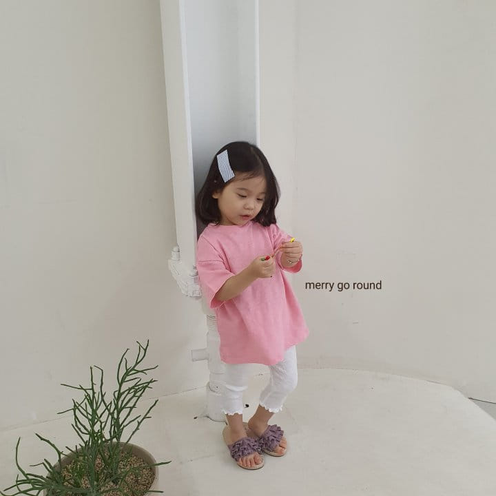 MERRY GO ROUND - Korean Children Fashion - #Kfashion4kids - Slab Box Long Tee - 3