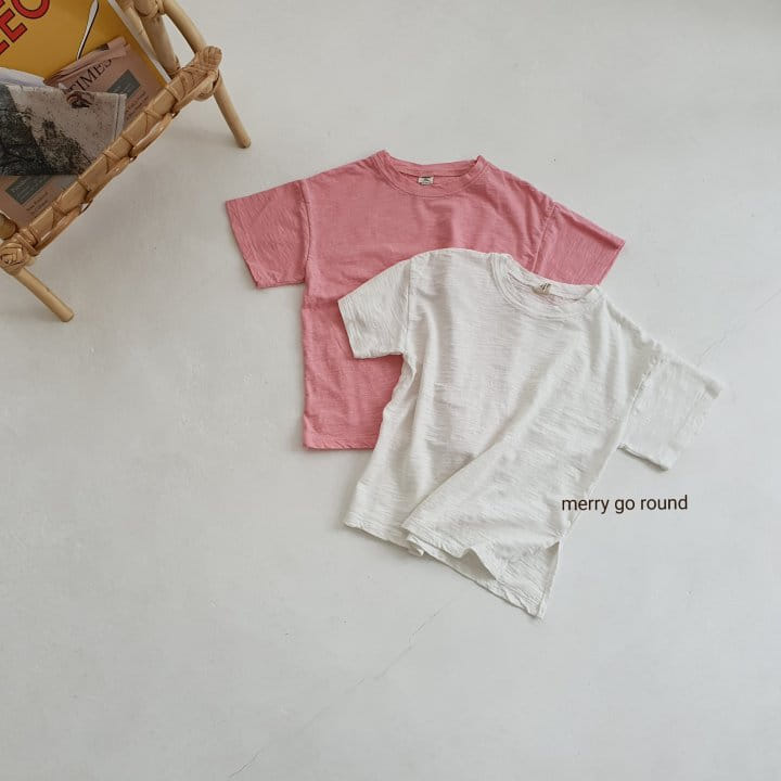 MERRY GO ROUND - Korean Children Fashion - #Kfashion4kids - Slab Box Long Tee - 8