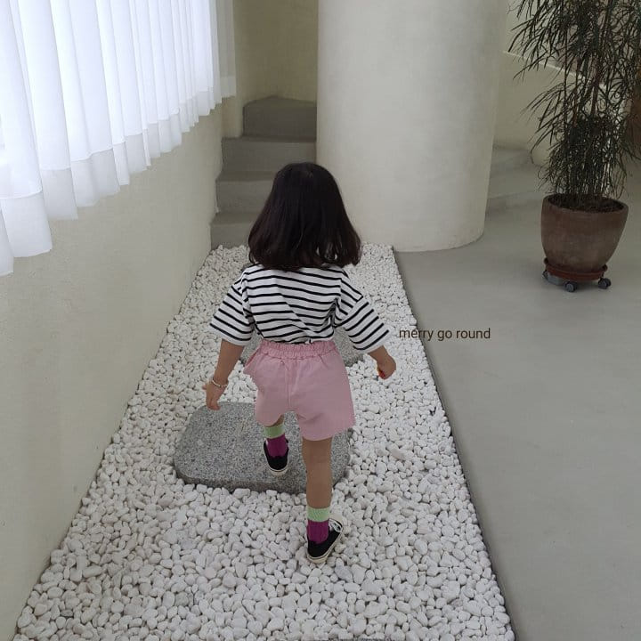 MERRY GO ROUND - Korean Children Fashion - #Kfashion4kids - Saint Stripes Tee - 5