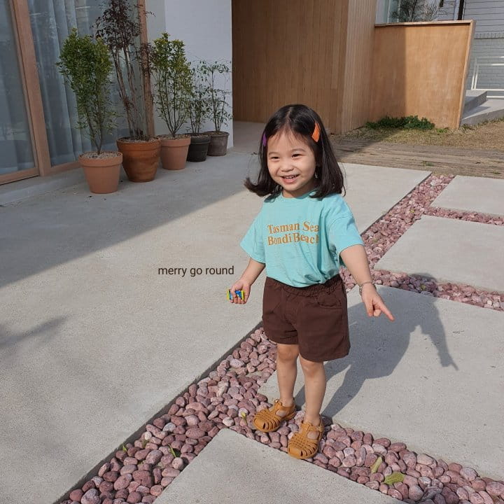 MERRY GO ROUND - Korean Children Fashion - #Kfashion4kids - Bondi Beach Tee