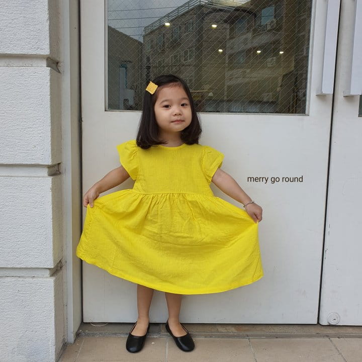 MERRY GO ROUND - Korean Children Fashion - #Kfashion4kids - Linen One-piece - 4