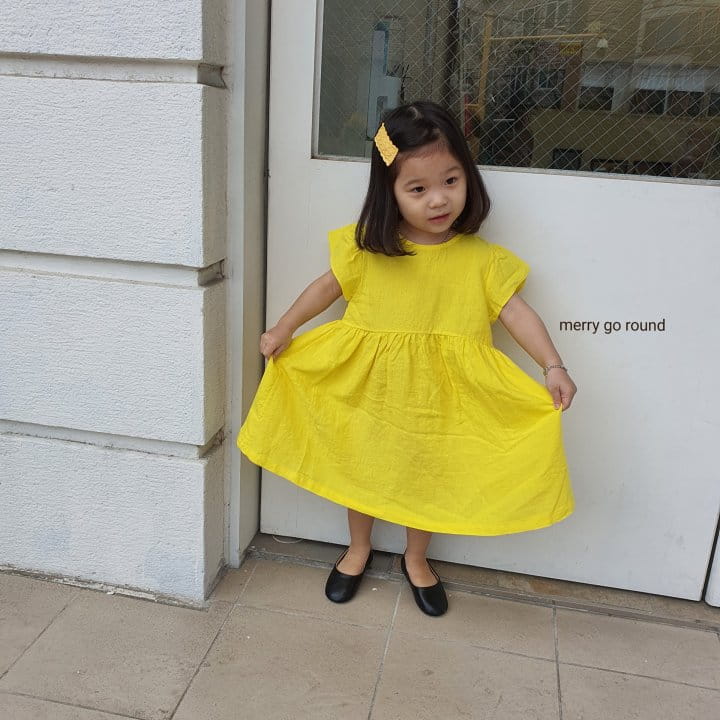 MERRY GO ROUND - Korean Children Fashion - #Kfashion4kids - Linen One-piece - 5