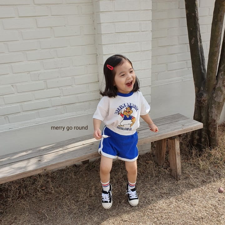 MERRY GO ROUND - Korean Children Fashion - #Kfashion4kids - Little League Top Bottom Set - 3