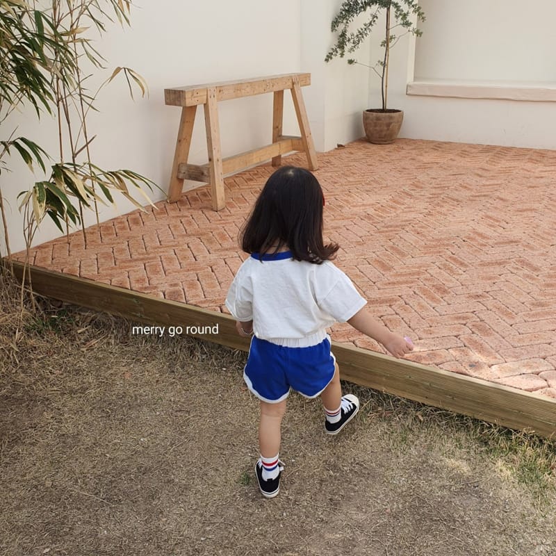 MERRY GO ROUND - Korean Children Fashion - #Kfashion4kids - Little League Top Bottom Set - 6