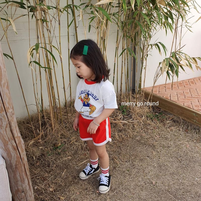 MERRY GO ROUND - Korean Children Fashion - #Kfashion4kids - Little League Top Bottom Set - 9