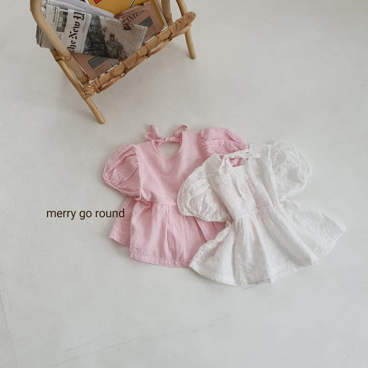 MERRY GO ROUND - Korean Children Fashion - #Kfashion4kids - Ribbon Blouse - 12