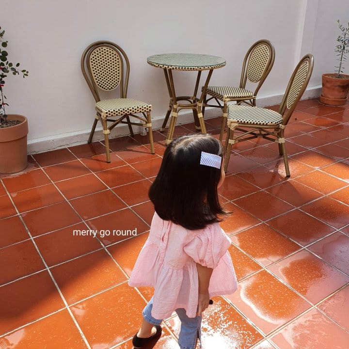 MERRY GO ROUND - Korean Children Fashion - #Kfashion4kids - Ribbon Blouse - 4