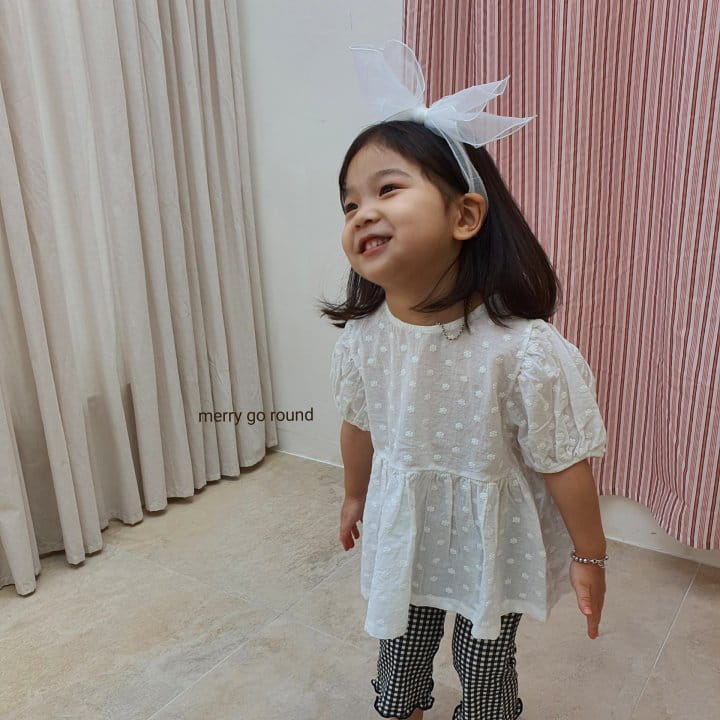 MERRY GO ROUND - Korean Children Fashion - #Kfashion4kids - Ribbon Blouse - 5