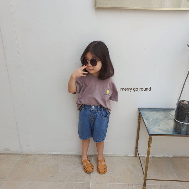 MERRY GO ROUND - Korean Children Fashion - #Kfashion4kids - Lemon Tee - 4